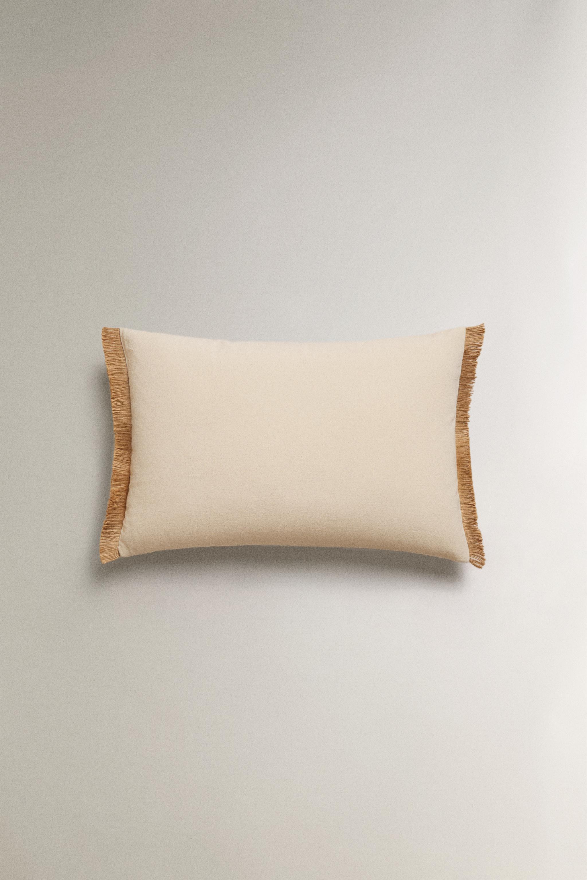 HOUSSE DE COUSSIN FRANGES
